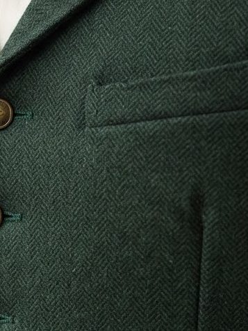Herringbone Waistcoat — detail view